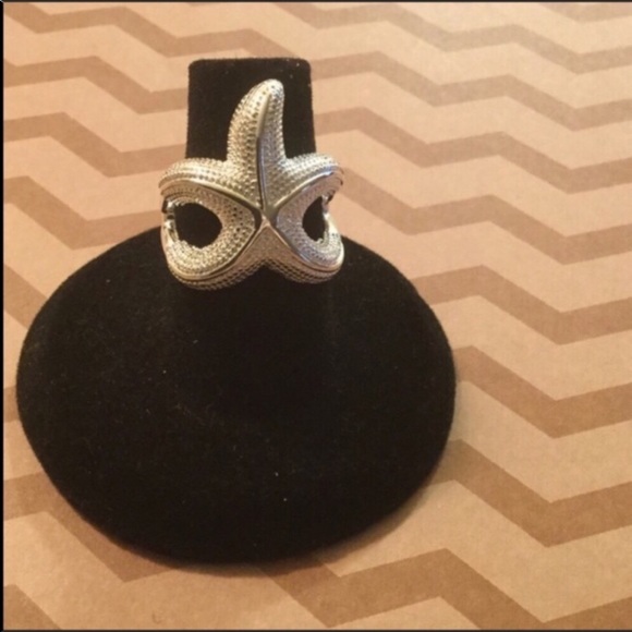 Jewelry - New sterling silver starfish ring & trinket tray
